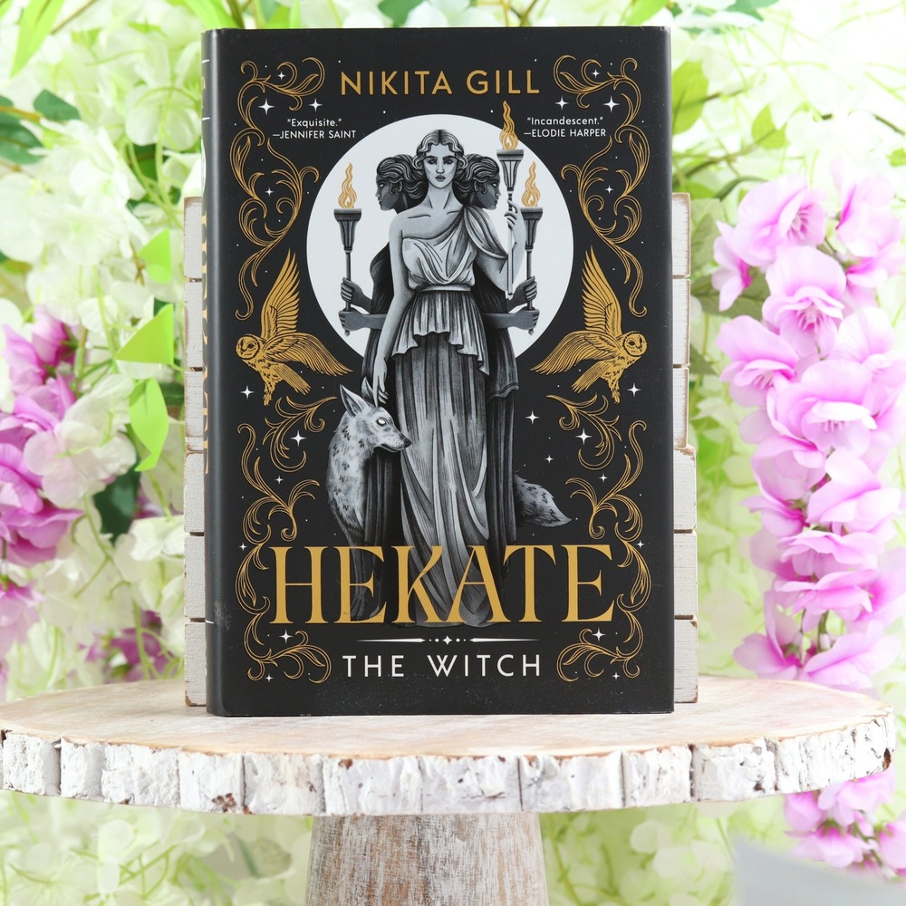 Nikita Gill Hekate The Witch Hardcover Book Greek Mythology Poetry Black Gold